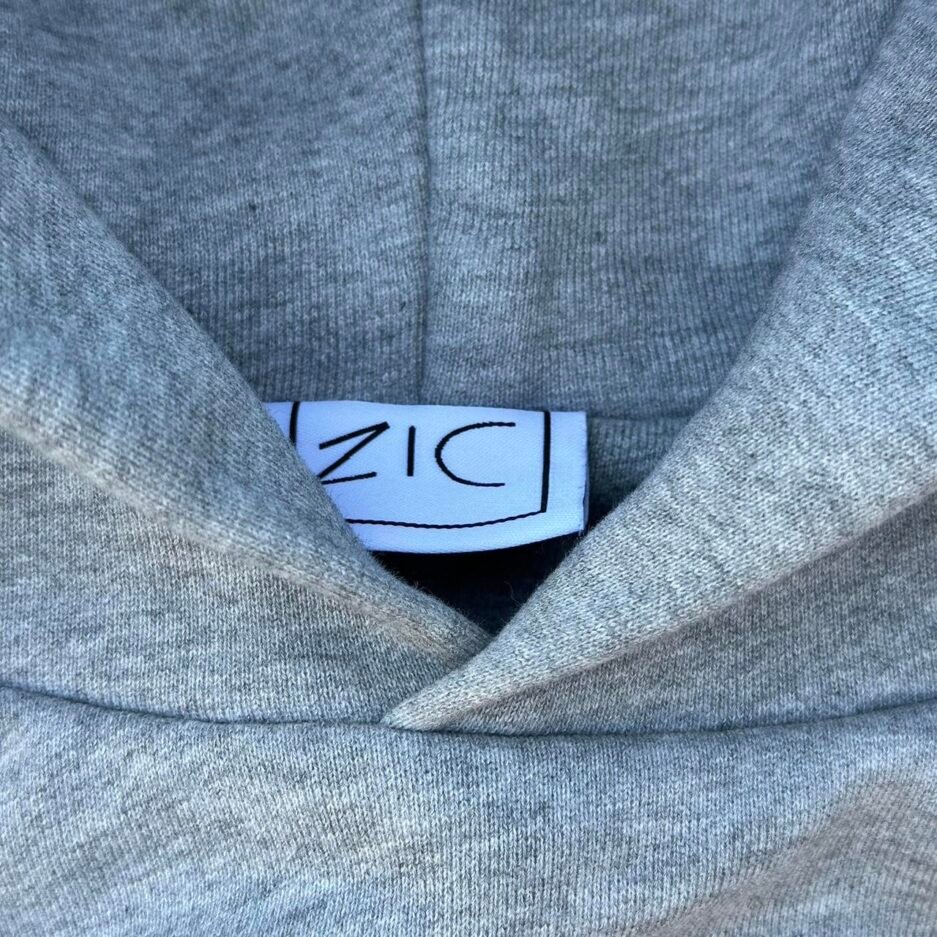 Zicmade Men Grey Hoodie