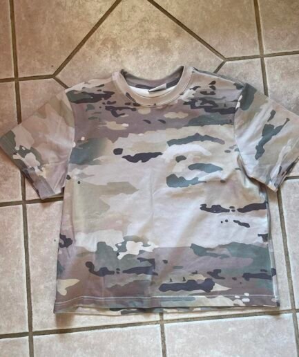Zicmade Men’s Green and Brown T-shirt