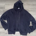 BROKEN ZIPPER Zicmade Navy Zip Up