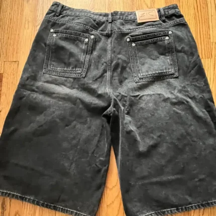Zic made ash black jorts (1)
