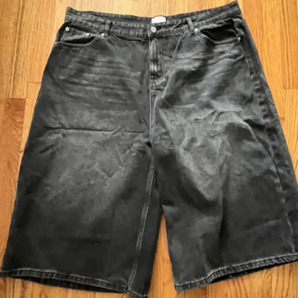 Zic made ash black jorts