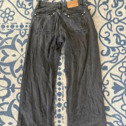 Zicmade faded black jeans (1)